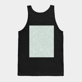 Mint Dalmatian Print Tank Top